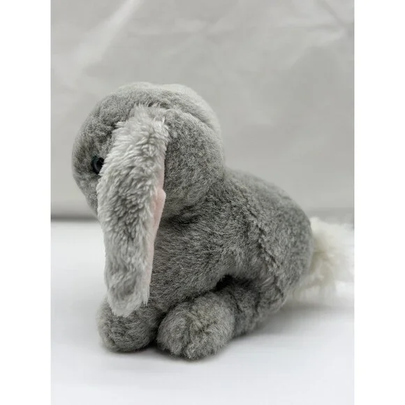 Tyco Bunny Bunny Bunnies Gray 7" Rabbit 1994 Plush Vintage Stuffed Grey Soft Toy - Picture 8 of 11